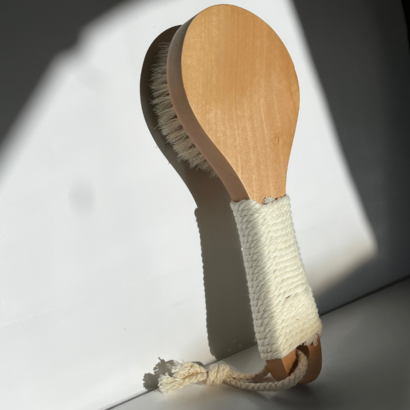 Dry Brush with Natural Bristles