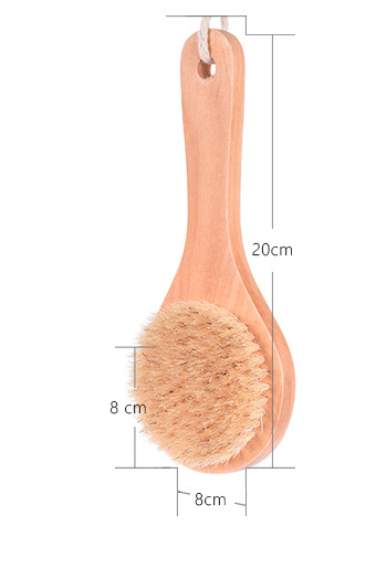 Dry Brush with Natural Bristles.