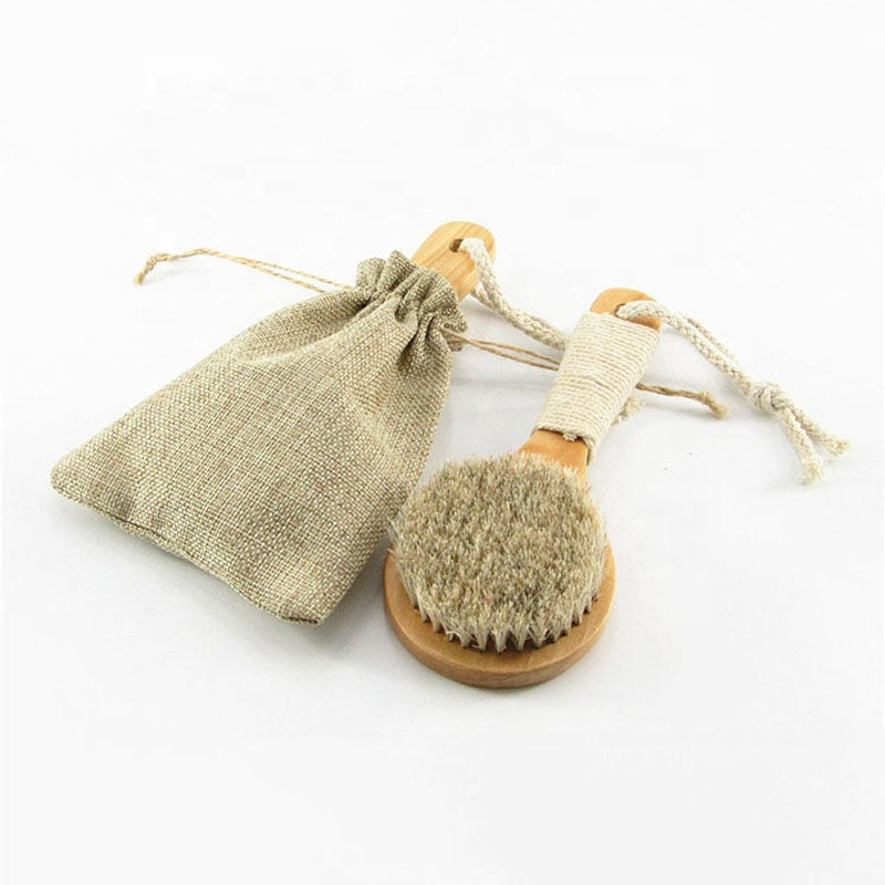 Dry Brush with Natural Bristles