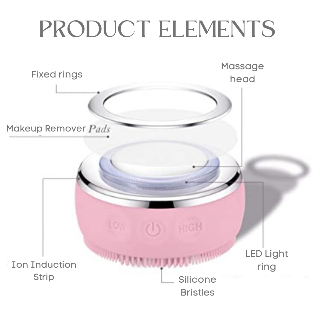 4 in 1 Sonic Silicone Face Brush