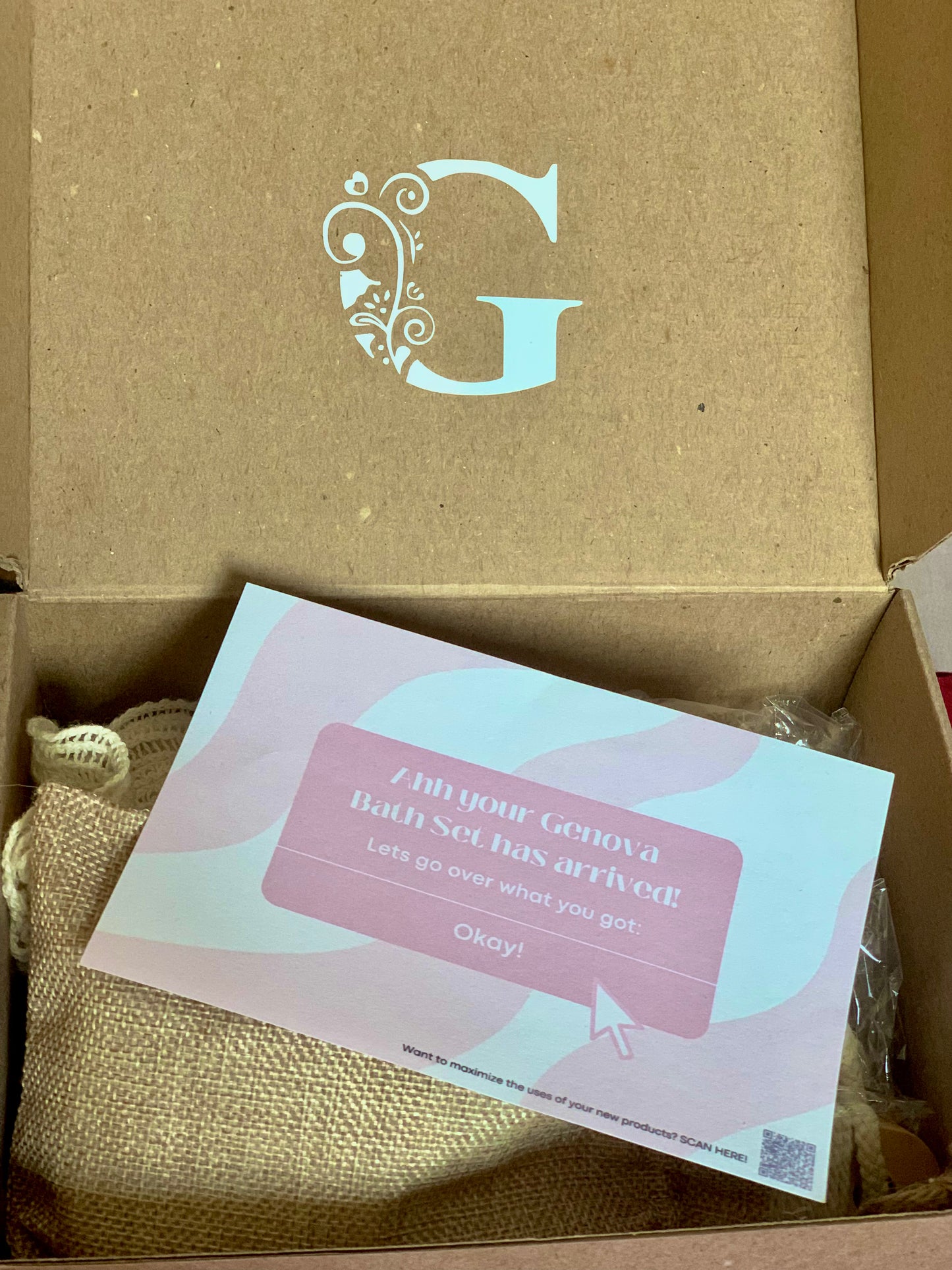 Natural Bathing Tools Set