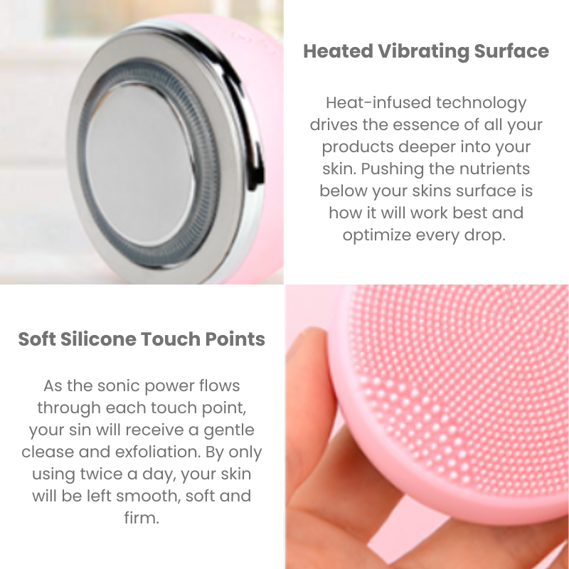 4 in 1 Sonic Silicone Face Brush